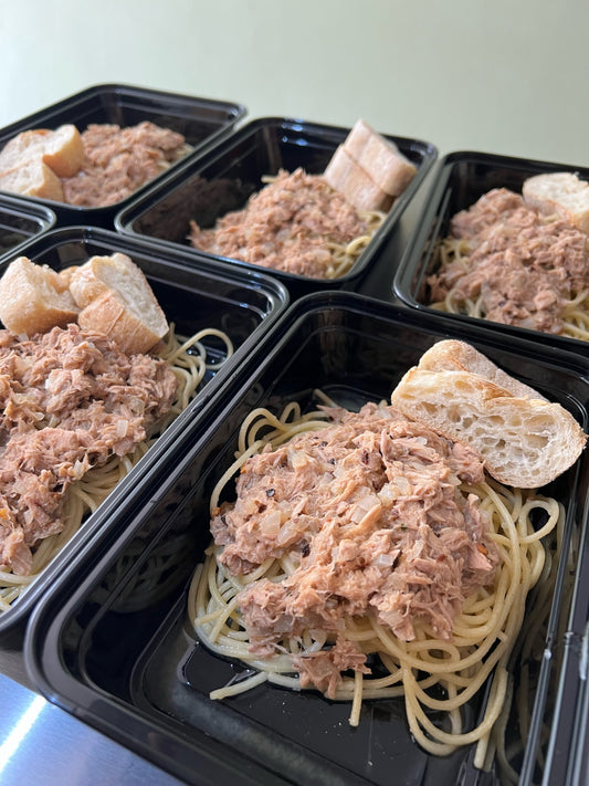 Spaghetti con Atún al Limón